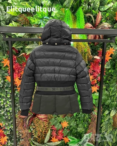 зимно яке с колан елизабет франчи, снимка 4 - Якета - 52415107