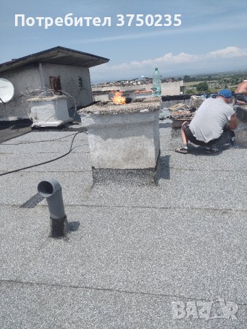 Хидроизолация на покриви халета, блокове, гаражи, кухни ТОП КАЧЕСТВО!!!, снимка 6 - Ремонти на покриви - 40917880