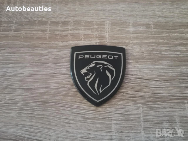 черна метална емблема Peugeot среден размер, снимка 6 - Аксесоари и консумативи - 51167066
