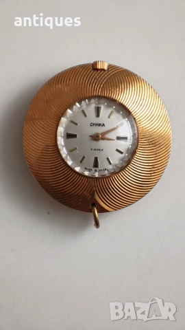 Позлатен дамски часовник - колие - CHAIKA - 17 jewels - №2, снимка 6 - Антикварни и старинни предмети - 53731382