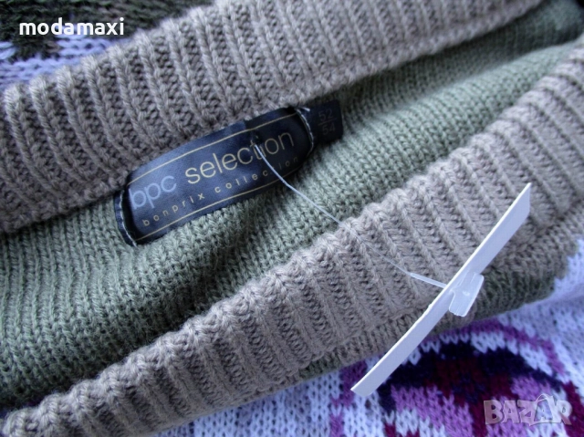 4XL Нов пуловер BPC с рози , снимка 5 - Блузи с дълъг ръкав и пуловери - 52241827