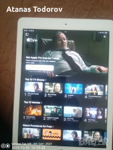 Айпад 6 WIFI,32GB, 2021г!Отключен,готов за работа!, снимка 2 - Таблети - 52115403