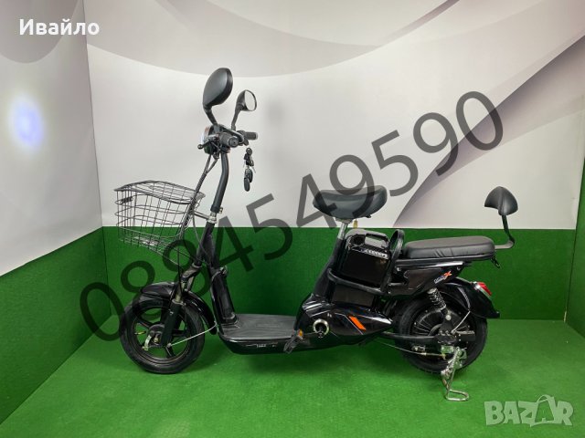 Електрически скутер – Колело с двойна седалка – Велосипед Х5, снимка 5 - Велосипеди - 35567761