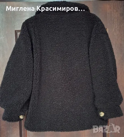 Черно палтенце, снимка 3 - Палта, манта - 48179303