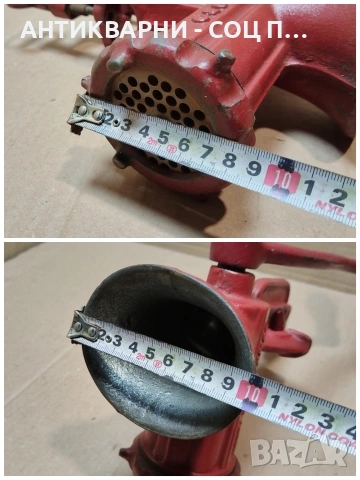 Стара Соц Българска Месомелачка / ГАБРОВО - 8 КООП СТОМАНА. / НОМЕР 297., снимка 11 - Антикварни и старинни предмети - 53660298