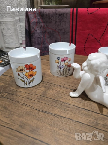 Нови порцеланови пепелници, снимка 3 - Други - 52849788