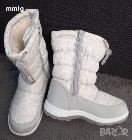 Сиви ботуши N:35, снимка 2 - Детски боти и ботуши - 47940532