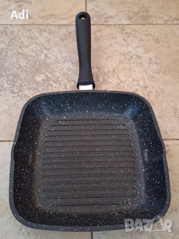 Грил-тиган с капак, снимка 2 - Съдове за готвене - 52956355