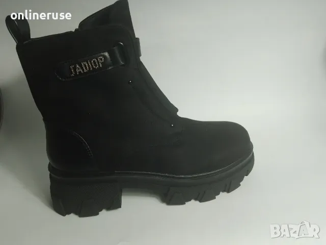 Дамски боти велур , снимка 3 - Дамски боти - 47891272