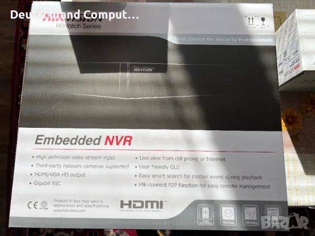 Професионален Рекордер За Камери: HIKVISION HWN-5208MH-8P/ 8 PoE-Ports, снимка 3 - Други - 47769826