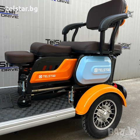 Електрическа четириколка Luxor 1500W 23Ah триместна с покрив Нов модел 2025, снимка 7 - Мотоциклети и мототехника - 52414877