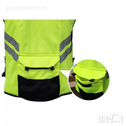 ЖИЛЕТКА МОТО,СВЕТЛООТРАЗИТЕЛНА - 2094, снимка 4 - Аксесоари и консумативи - 36971807