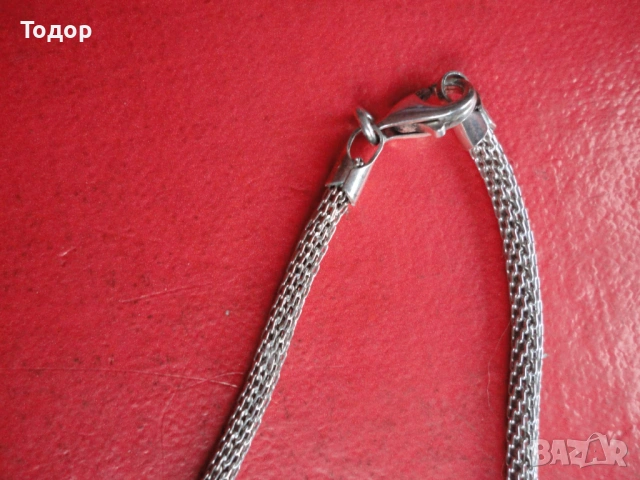 Невероятна сребърна верижка 9 , снимка 2 - Колиета, медальони, синджири - 53300238