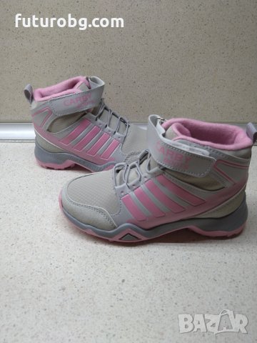 Водоустойчиви боти за момиче в сиво и розово