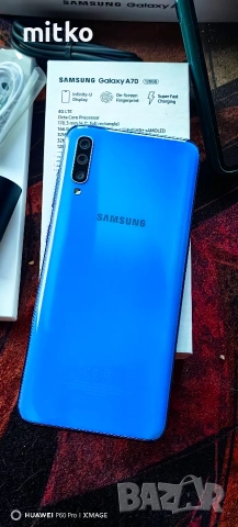 SAMSUNG GALAXY A70-ПЕРФЕКТНО СЪСТОЯНИЕ.ПЪЛЕН КОМПЛЕКТ , снимка 10 - Samsung - 53562657
