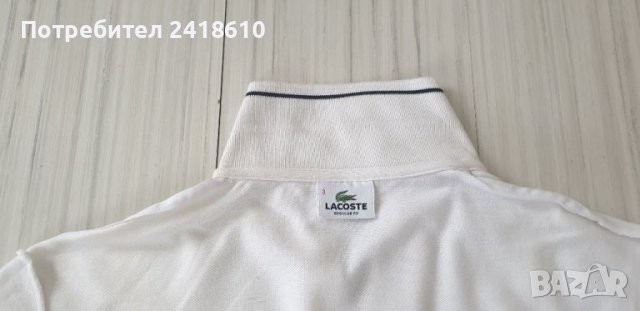 Lacoste Pique Cotton Regular Fit Mens Size 3 - S ОРИГИНАЛ! Мъжка тениска!, снимка 2 - Тениски - 41747710