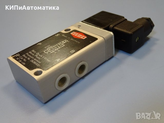 Пневматичен разпределител HERION 2636000 1/4, 220V, 10bar, снимка 3 - Резервни части за машини - 39374226