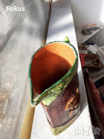 Голяма кана троянска керамика, снимка 5 - Антикварни и старинни предмети - 53448856