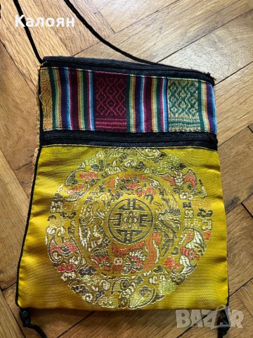 Индийска платнена чантичка унисекс 