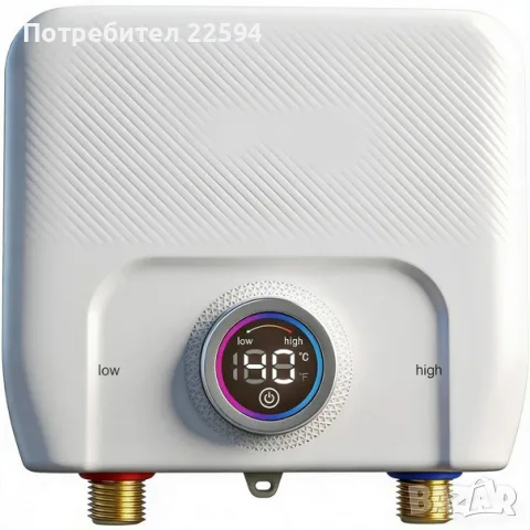 Електрически проточен бойлер без резервоар 6500 W 220 V LED дисплей за температура – 220 V