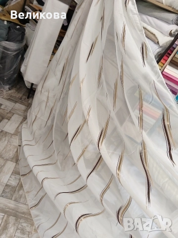 Модел за тънко перде в няколко цвята , снимка 13 - Пердета и завеси - 53773771