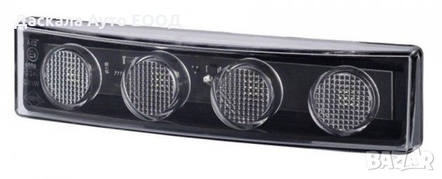 1 бр. ЛЕД LED БЕЛИ габарити за таван кабина Скания Scania R P, Полша, снимка 2 - Аксесоари и консумативи - 35725234