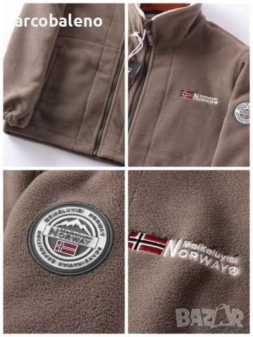 Мъжко топло удебелено поларно яке, 5цвята , снимка 6 - Якета - 52020014