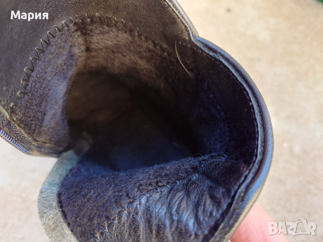 Боти от естествена кожа, снимка 8 - Дамски боти - 52126968