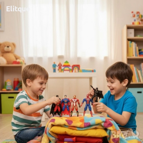Комплект Супергерои - 6 броя Heroes Super Team, снимка 7 - Фигурки - 52650960