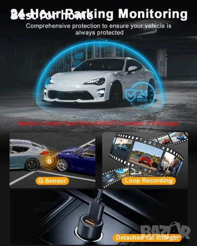 Даш камера Discovery  K20S Pro. двойна, снимка 7 - Аксесоари и консумативи - 52901822