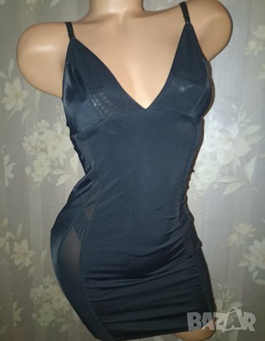 Secret possession S- Оформяща черна къса рокля/ подплата , снимка 3 - Бельо - 42557675