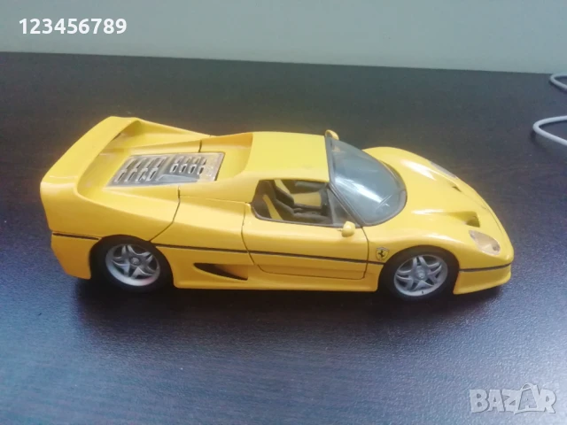 Maisto Ferrari F50 1/24 метална количка Ферари , снимка 4 - Колекции - 51356036