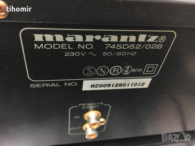 Marantz PM-55SE /PM-25 /SD-52 /CD-62, снимка 14 - Ресийвъри, усилватели, смесителни пултове - 39474547