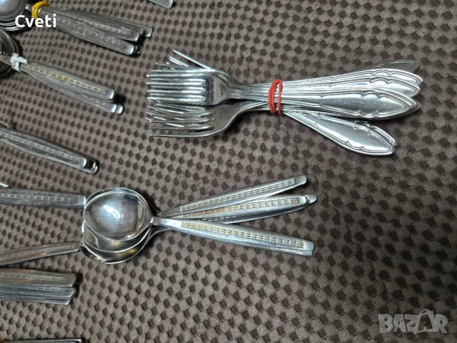 Прибори за хранене, вилици, лъжици и ножове , снимка 9 - Прибори за хранене, готвене и сервиране - 48535525