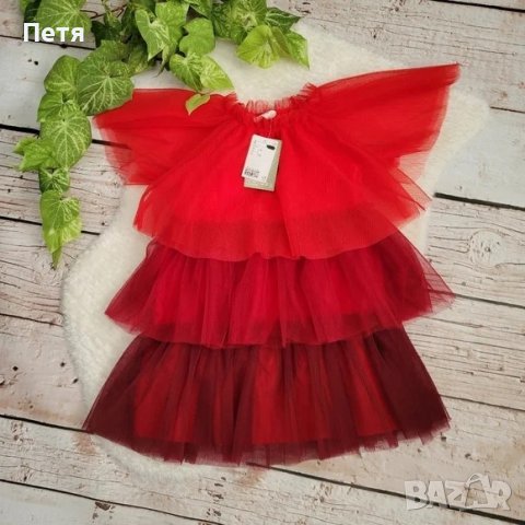 Рокля НМ Коледа тюл, снимка 4 - Детски рокли и поли - 41811167