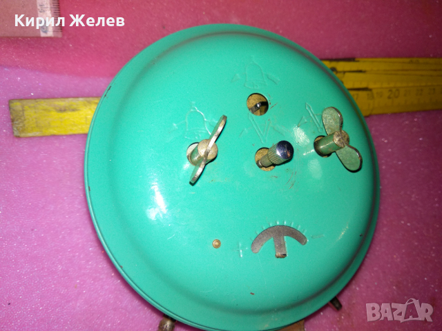 ЯНТАРЬ Стар РЯДЪК КОЛЕКЦИОНЕРСКИ РУСКИ БУДИЛНИК МЕХАНИЧЕН НАСТОЛЕН ЧАСОВНИК ЯНТАР СССР 12228, снимка 18 - Антикварни и старинни предмети - 44549158