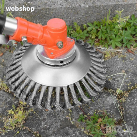Универсална телена четка за Тримери и Косачки , снимка 2 - Градинска техника - 44817911