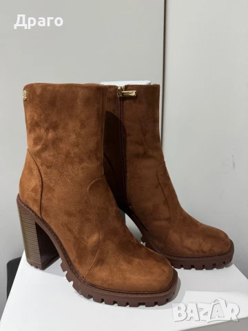 Велурени дамски боти