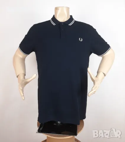 Fred Perry - Оригинална мъжка тениска с яка размер XL, снимка 2 - Тениски - 49677307
