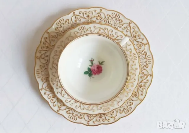 Порцеланова чаша за кафе - Tettau, снимка 2 - Чаши - 50197247