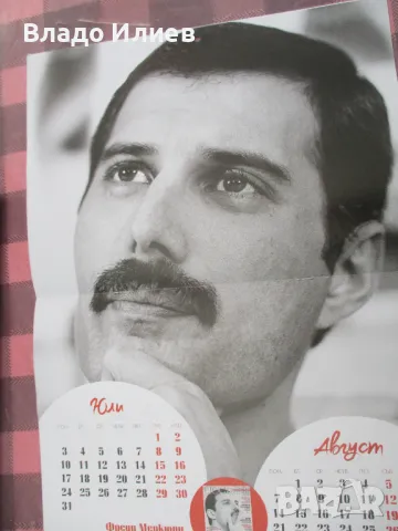КалендарВ света на музикалните легендиЕлвис,Дж.Хендрикс,Дж. Морисън,Ф. Меркюри,М.Джексън,М. Джагър, снимка 5 - Други - 49318976