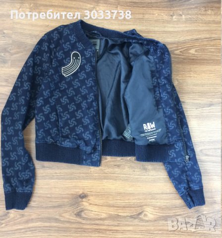 G-Star Raw Pharrell Williams Дамско късо дънково яке бомбър M, снимка 4 - Якета - 41699485