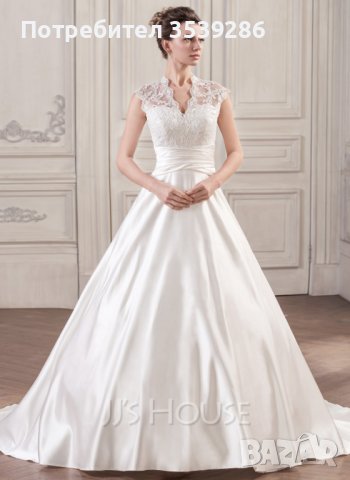 Сватбена рокля р-р ХС, с етикет, снимка 1 - Рокли - 40372067