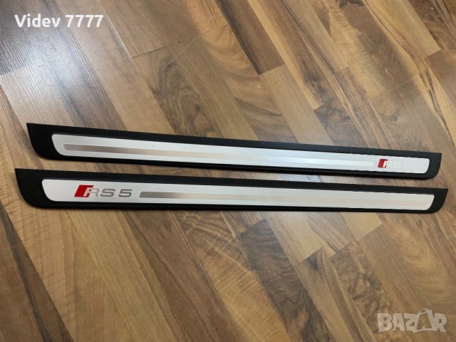Audi RS5 Оригинални лайсни за праговете Ауди РС5, снимка 3 - Аксесоари и консумативи - 40789639
