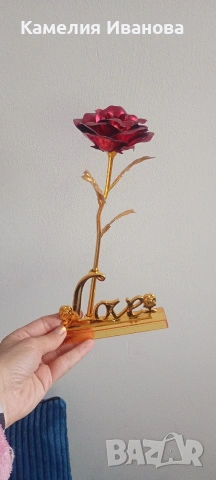 Страхотни комплекти 5 в 1  за Свети Валентин -вечна роза ,часовници,ключодържатели сърце , снимка 4 - Романтични подаръци - 51006542