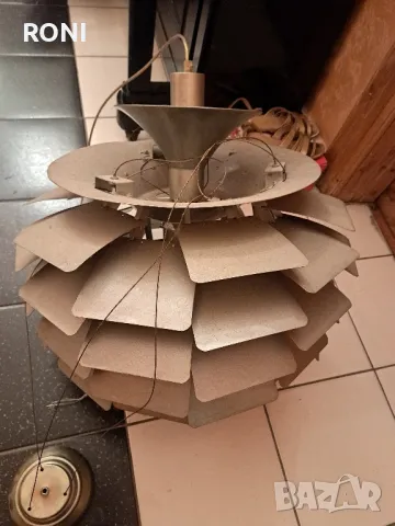 Голям метален полилей , снимка 4 - Полилеи - 47355378