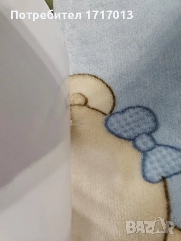 Бебешко одеяло Baby Perla BELPA 80 x 110 cm - син цвят, снимка 3 - Олекотени завивки и одеяла - 47547492