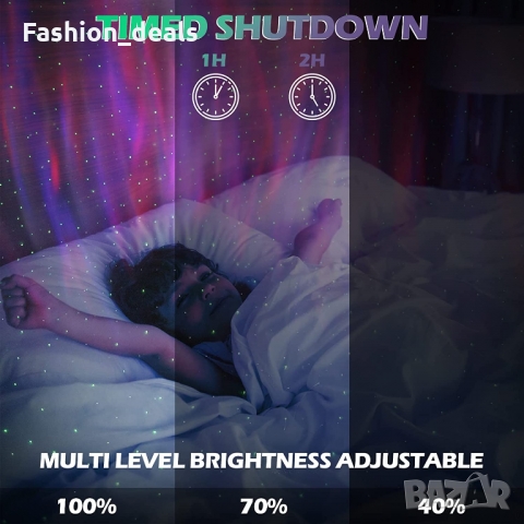 Нов 2 в 1 Прожектор за детска стая и USB Музикална колона за Атмосфера, снимка 7 - Други - 36062728