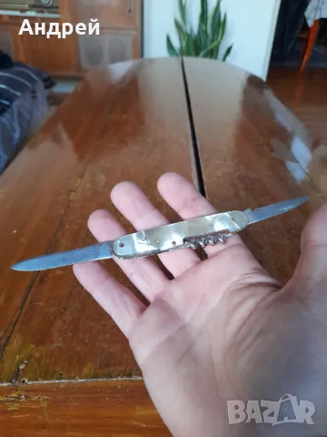 Стар джобен нож,ножче,ножка #84, снимка 4 - Други ценни предмети - 48140463
