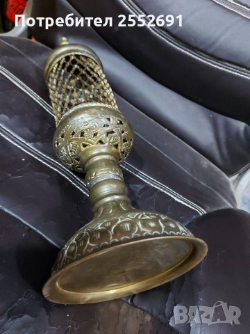 Свещник , снимка 3 - Антикварни и старинни предмети - 41834976